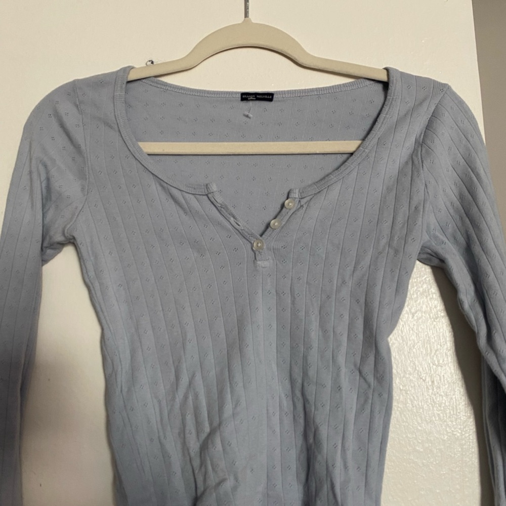 Brandy Melville blue crop top